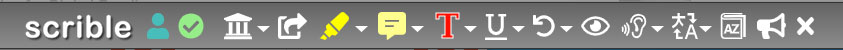 Scrible Toolbar Screenshot