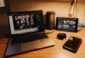 Laptop, tablet, cell phone and smart watch