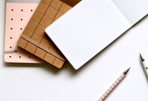 Blank Journals and pencils