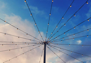 Image of string lights and connections