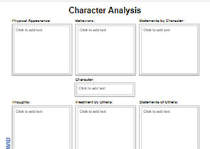 Character Analysis 2 template