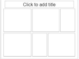 Comic Strip Templates - Horizontal Layout