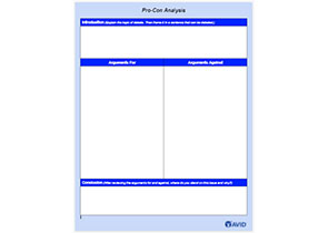 Graphic Organizers - AVID Open Access