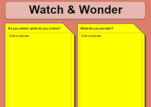 Watch and Wonder template