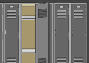 Virtual locker template
